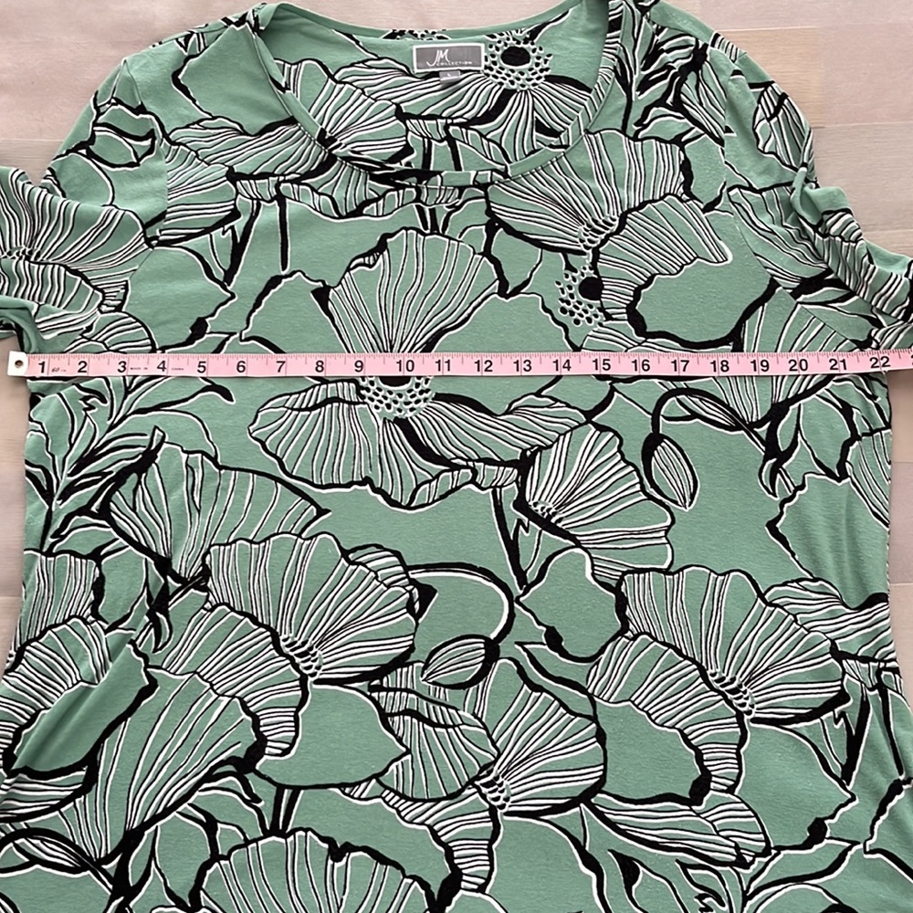 JM Collection printed top - Picture 3 of 4
